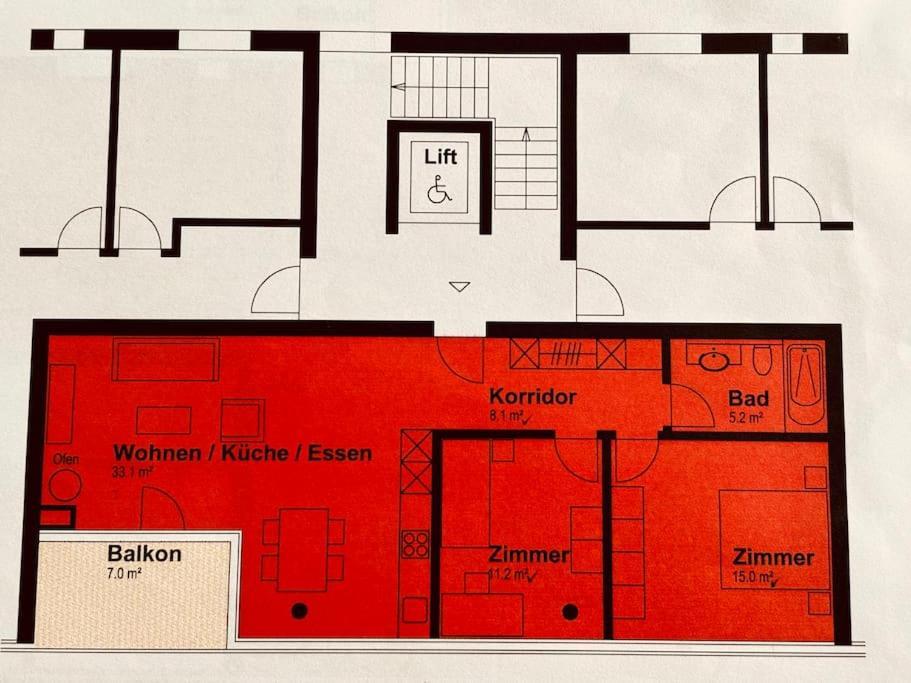 Center Park Apartment Interlaken Eksteriør billede